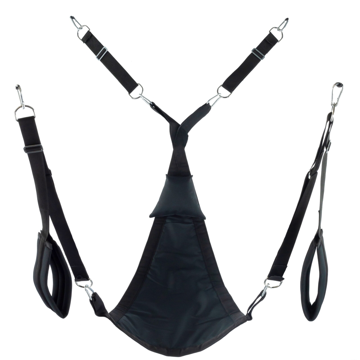 sling en tissu triangle set complet noir 1 scaled
