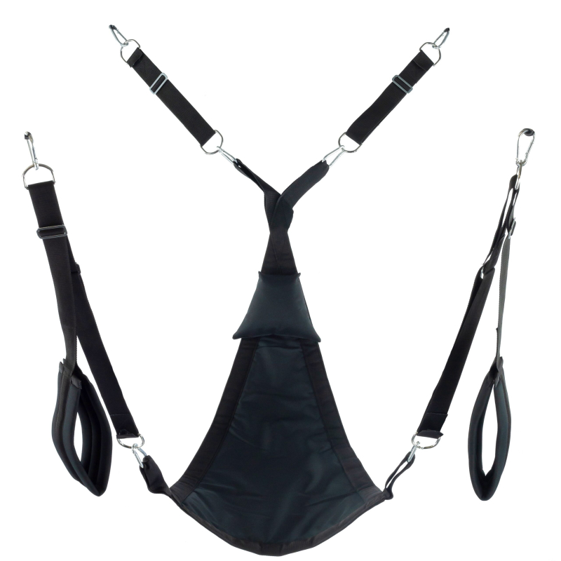 sling en tissu triangle set complet noir 1 scaled