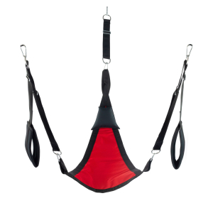 sling en tissu triangle set complet rouge scaled