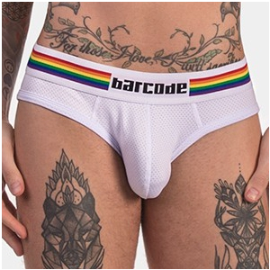 slip barcode pride blanc