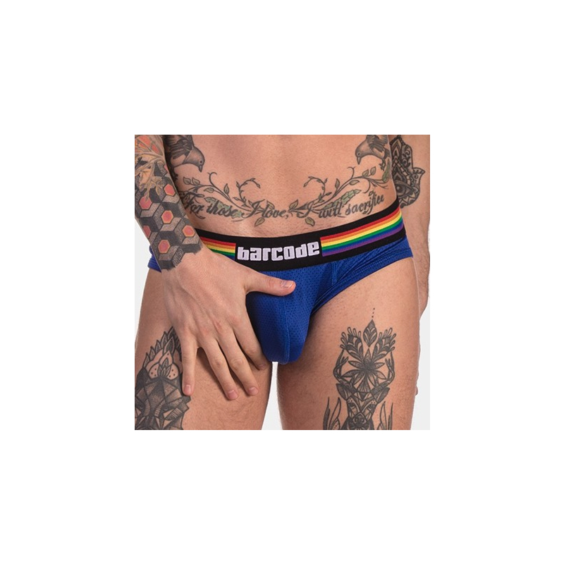 slip barcode pride bleu