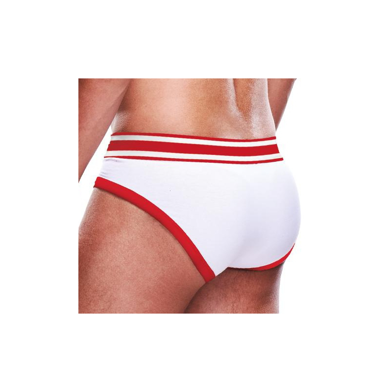 slip brief prowler blanc rouge 1