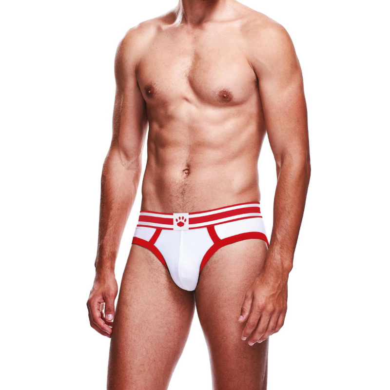 slip brief prowler blanc rouge 2