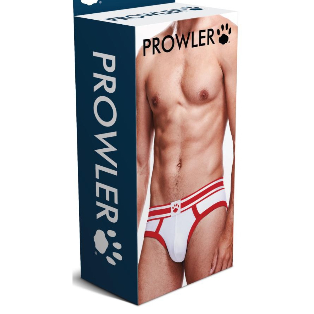 slip brief prowler blanc rouge 3
