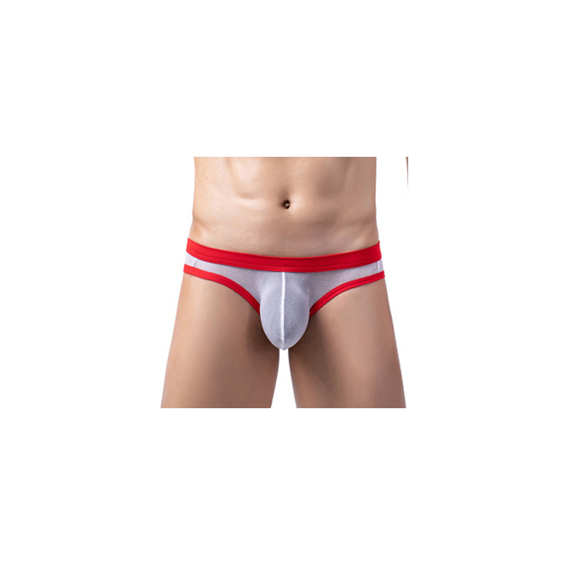 slip clipo blanc rouge