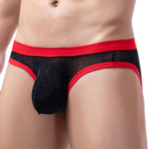 slip clipo noir rouge