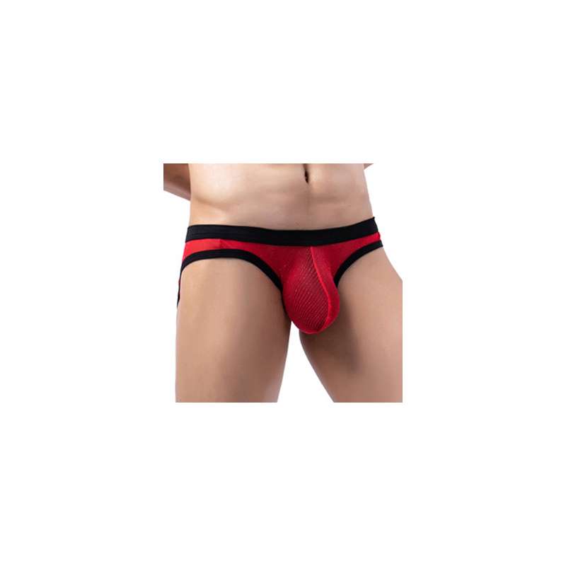 slip clipo rouge noir