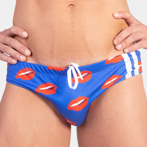 slip de bain kiss blue