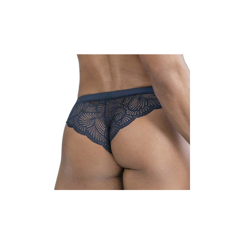 slip dentelle elynos bleu marine 1