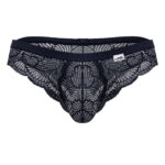 slip dentelle elynos bleu marine 3