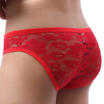 slip en dentelle floom rouge 3
