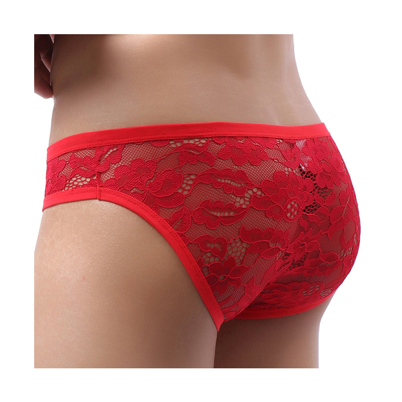 slip en dentelle floom rouge 3