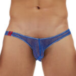 slip paillete minicut bleu