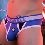 slip retro remix bleu