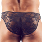 slip sexy dentelle flowthin noir 1