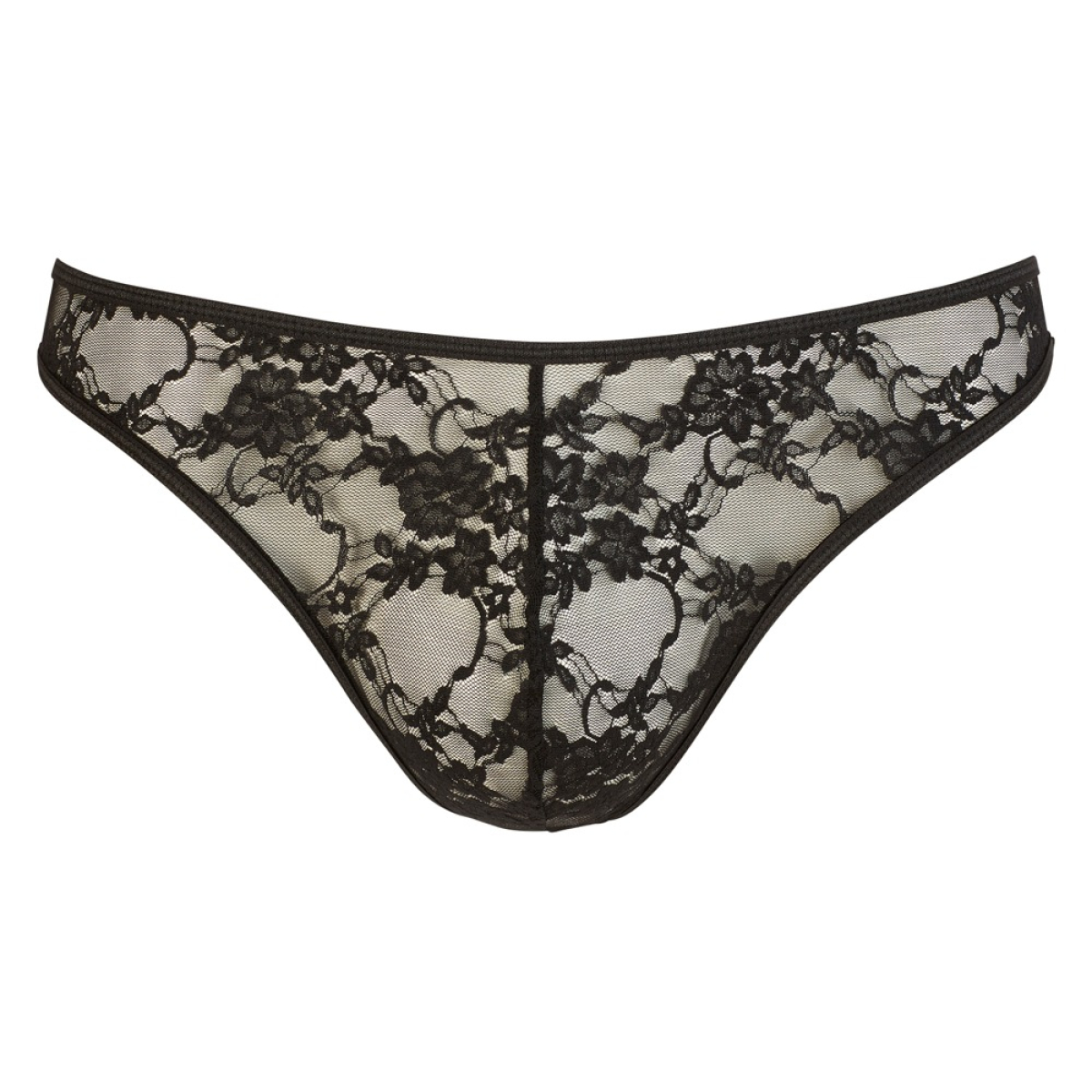 slip sexy dentelle flowthin noir 3