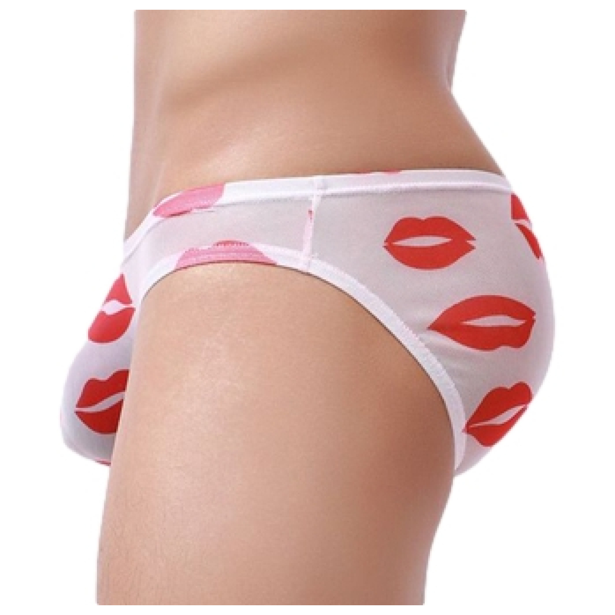 slip sexy kiss lips blanc 2