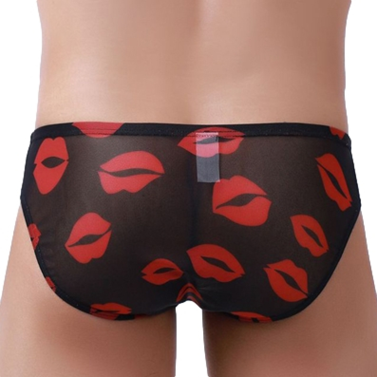 slip sexy kiss lips noir 1