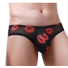slip sexy kiss lips noir