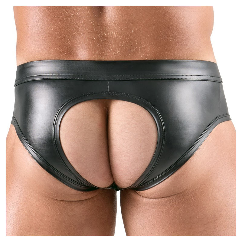 slip sexy ouvert maten noir 1