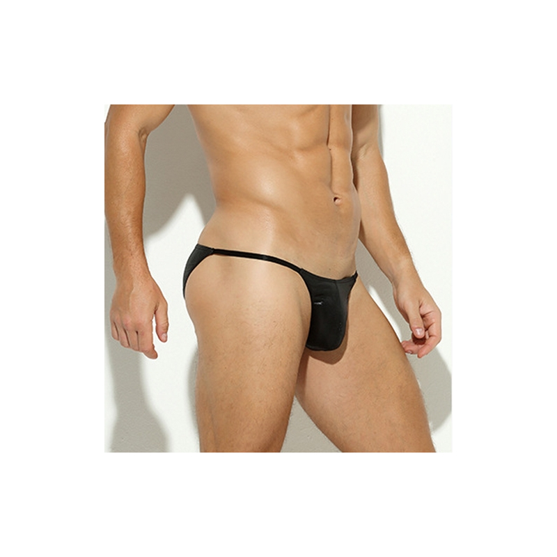 slip sexy shiny line noir 1