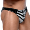 slip sexy vinyl raft noir argente 2
