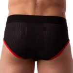 slip sicile noir rouge 1