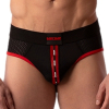 slip sicile noir rouge