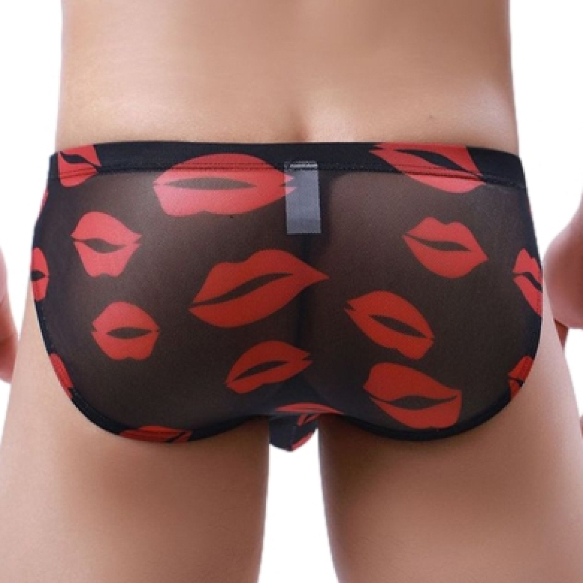 slip trompe kiss lips noir 1