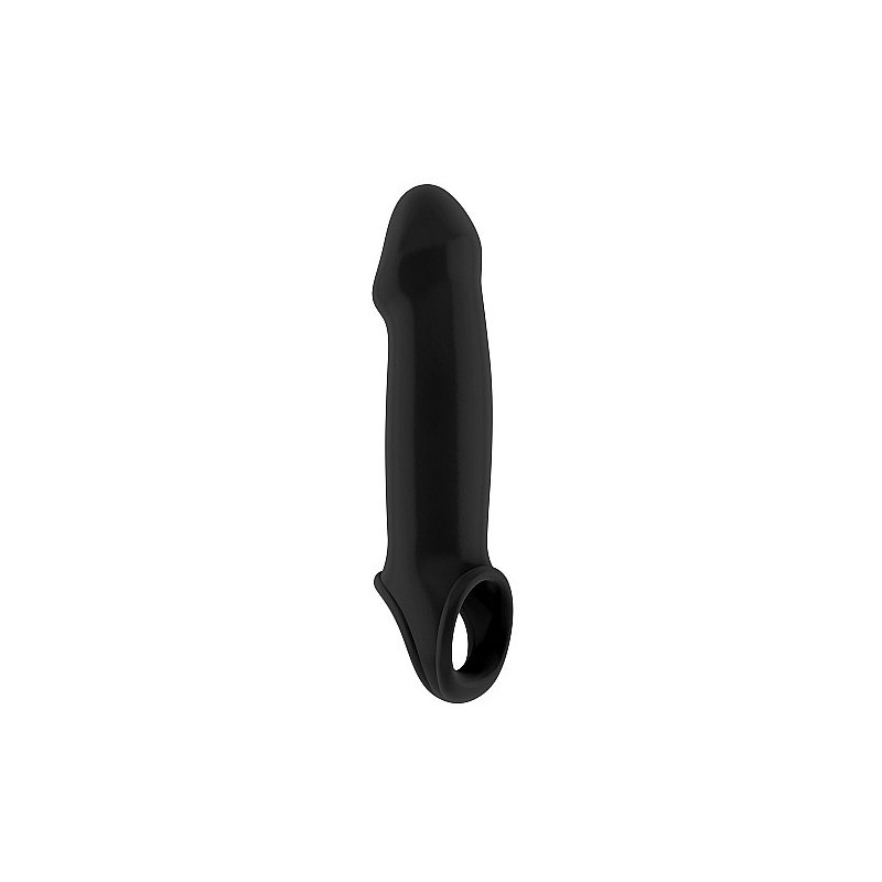 sono 17 gaine a penis lisse noir 20 x 55cm
