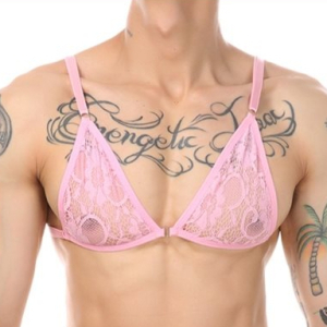 soutien gorge dentelle aleria rose