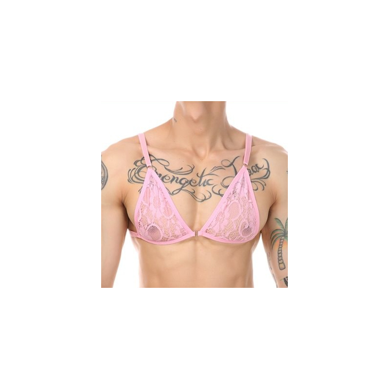 soutien gorge dentelle aleria rose