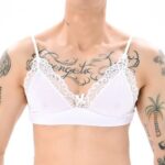 soutien gorge lace border blanc