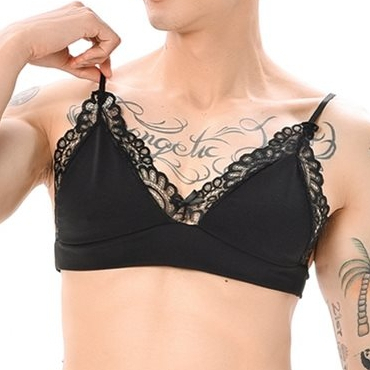 soutien gorge lace border noir