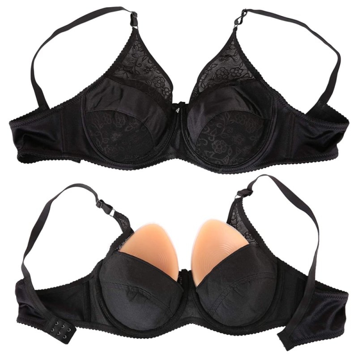 soutien gorge special prothese mammaire brace noir 3