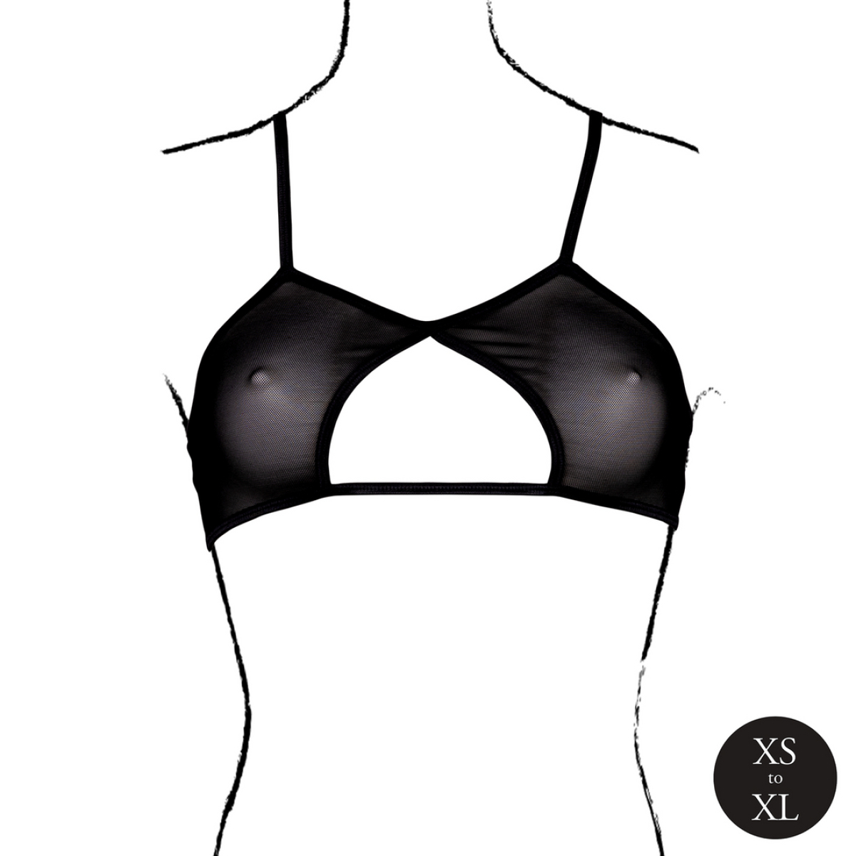 soutien gorge transparent bravia noir 4