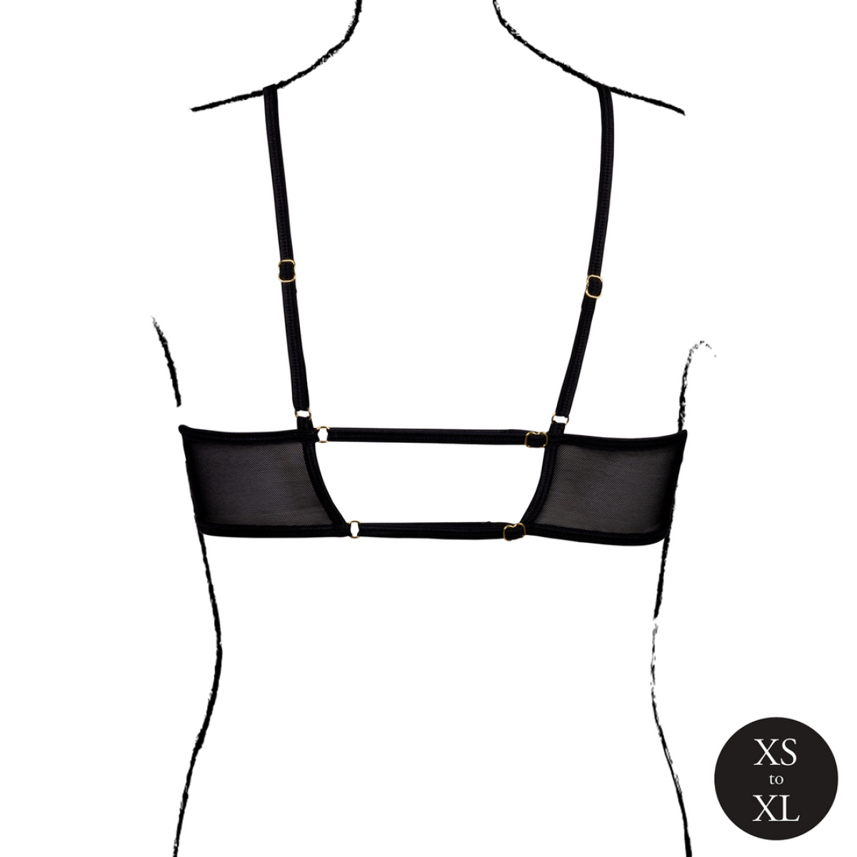soutien gorge transparent bravia noir 5