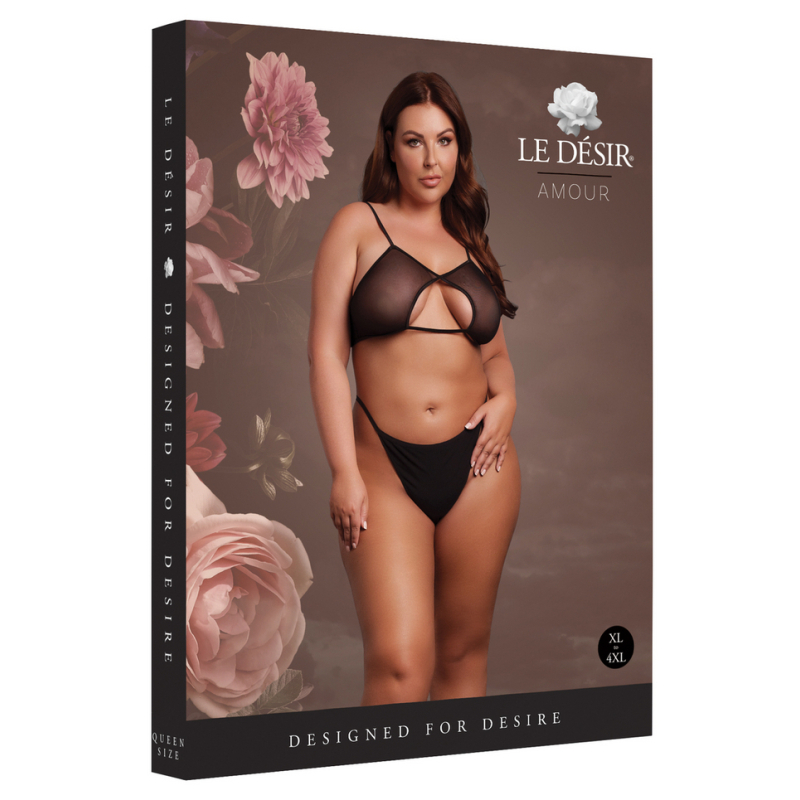 soutien gorge transparent grande taille bravia noir 1