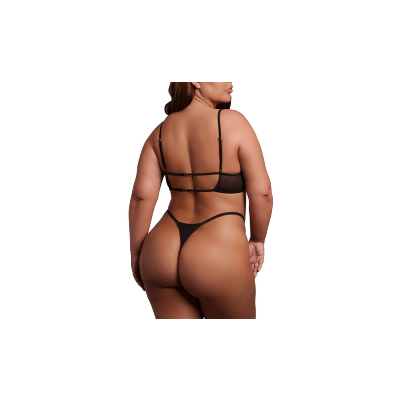 soutien gorge transparent grande taille bravia noir 2
