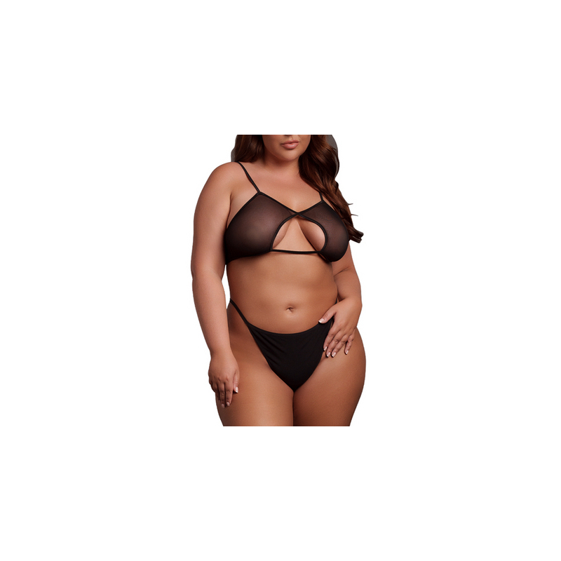 soutien gorge transparent grande taille bravia noir
