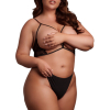 soutien gorge triangle ouvert grande taille charma noir