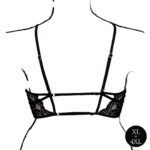 soutien gorge triangle ouvert grande taille charma noir 5