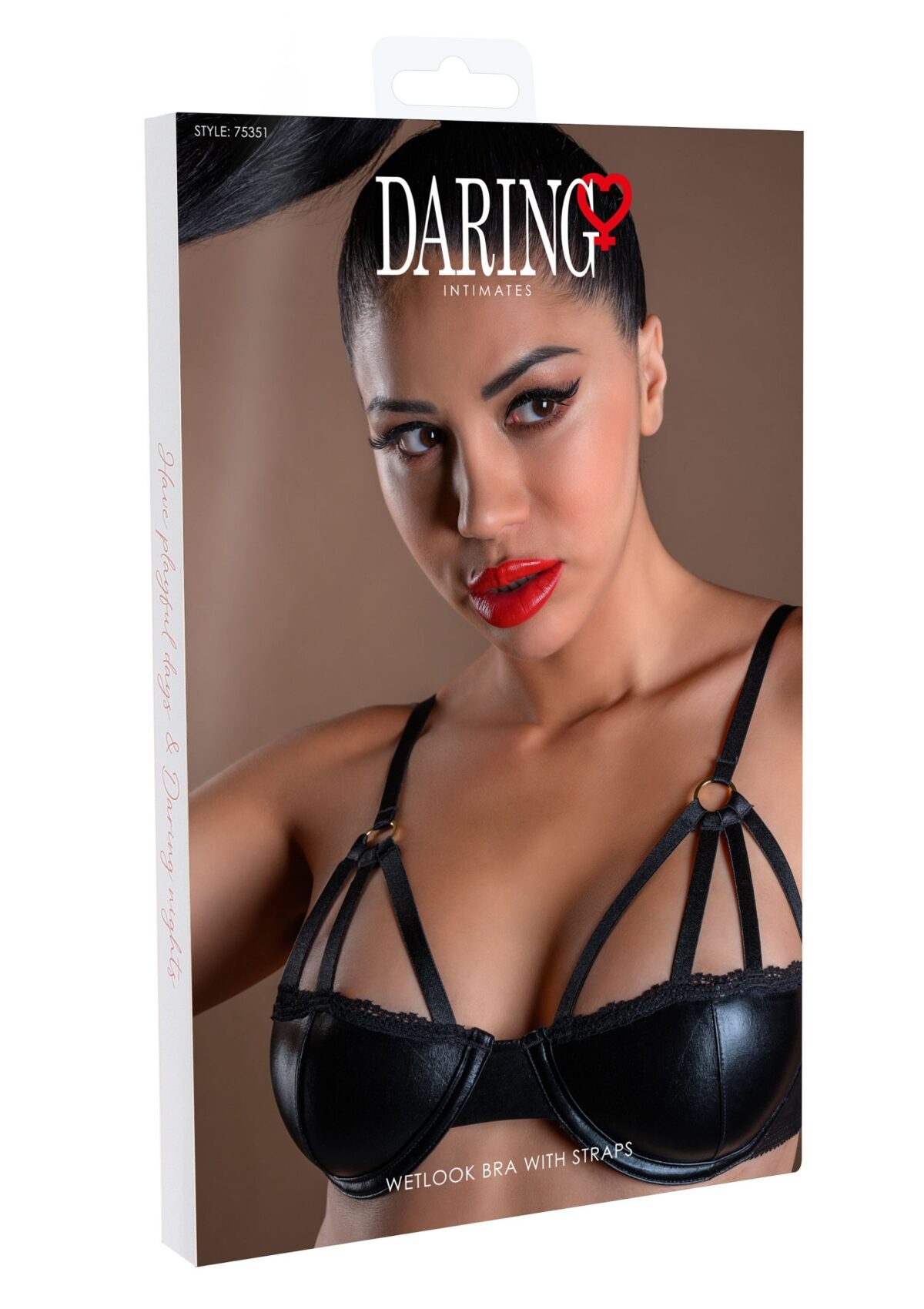 soutien gorge wetlook noir 3