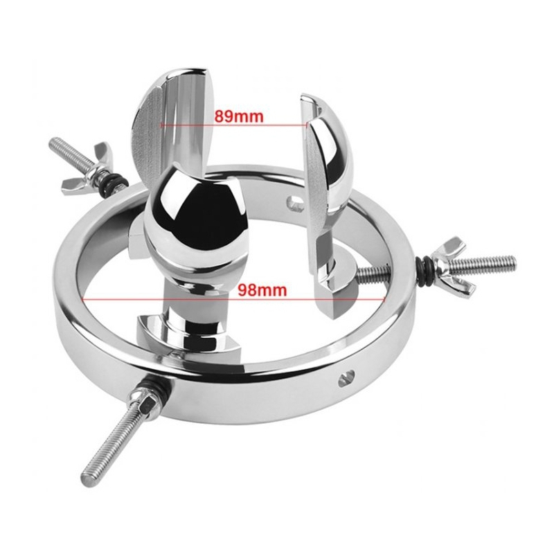 speculum anal anneau metal giant 10cm 5