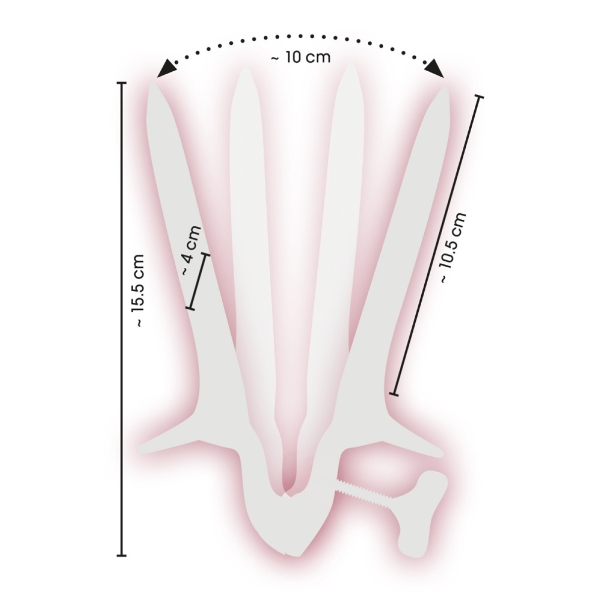speculum ass view 105 cm ouverture maximale 10cm 5