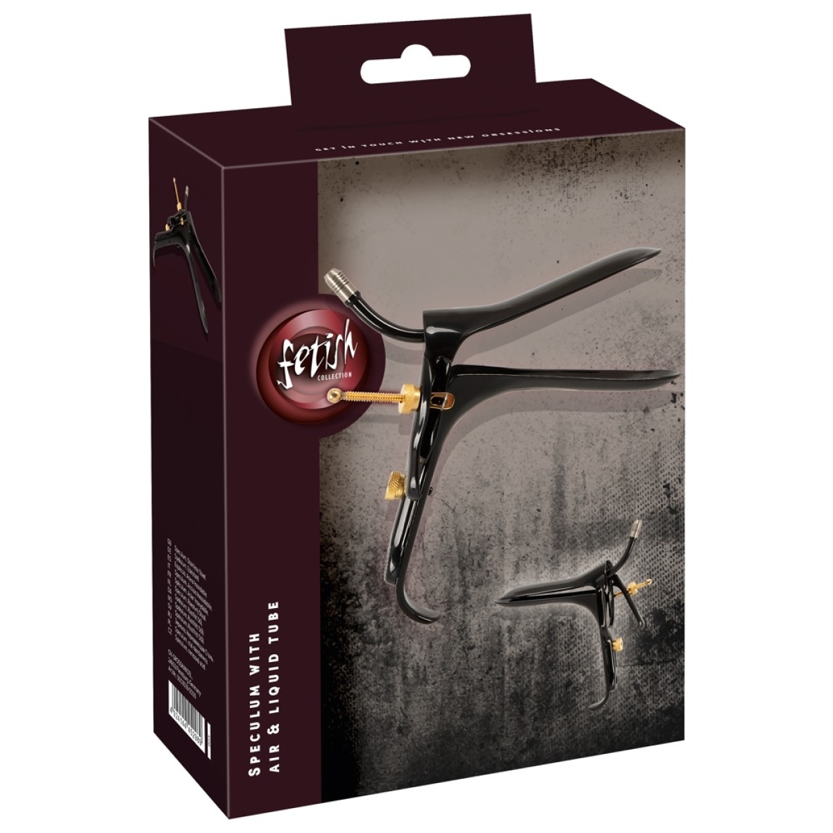 speculum en metal anal bec 10 cm hauteur 65 8 cm noir 1