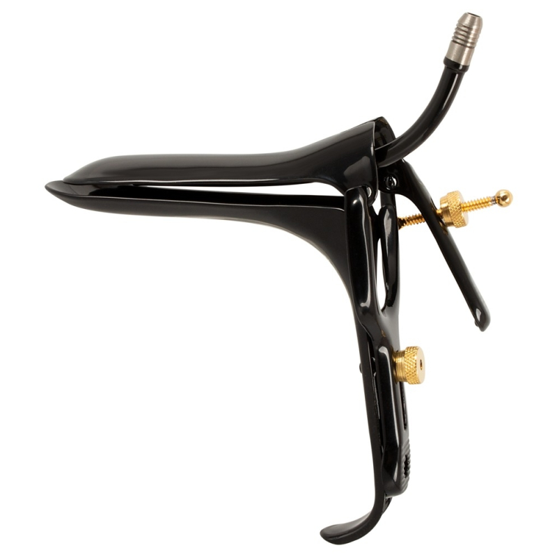 speculum en metal anal bec 10 cm hauteur 65 8 cm noir 2