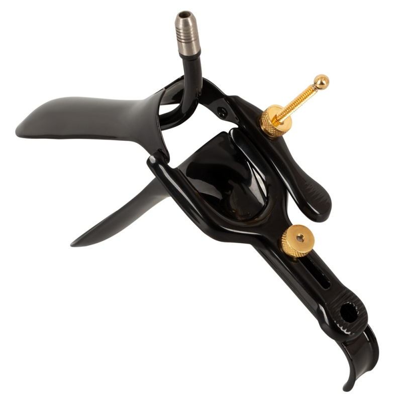 speculum en metal anal bec 10 cm hauteur 65 8 cm noir 5