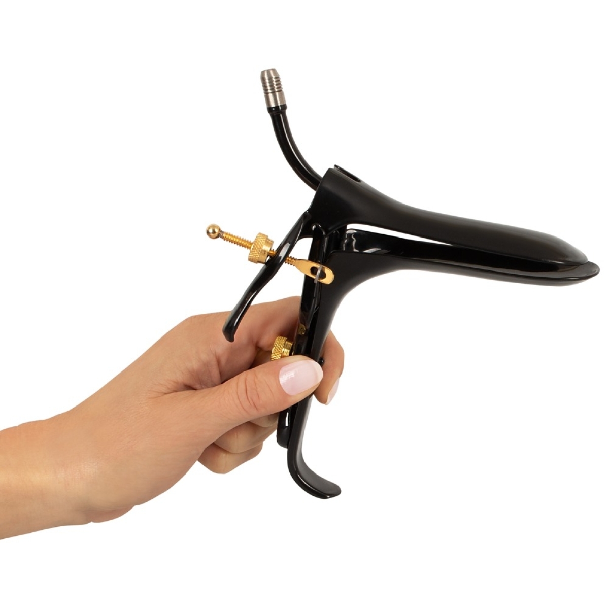 speculum en metal anal bec 10 cm hauteur 65 8 cm noir 6