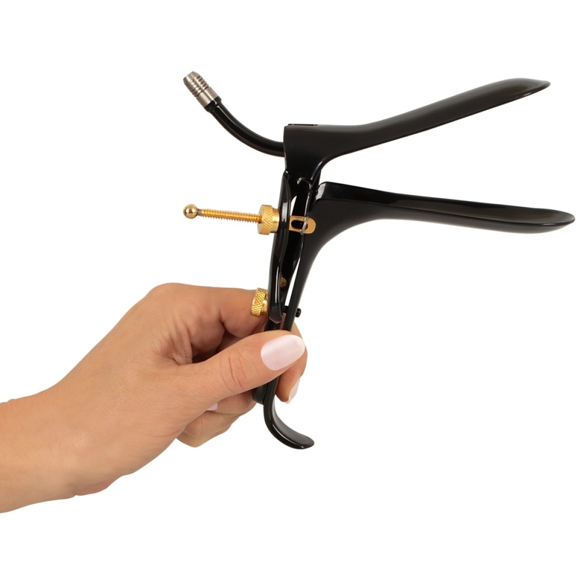 speculum en metal anal bec 10 cm hauteur 65 8 cm noir 7